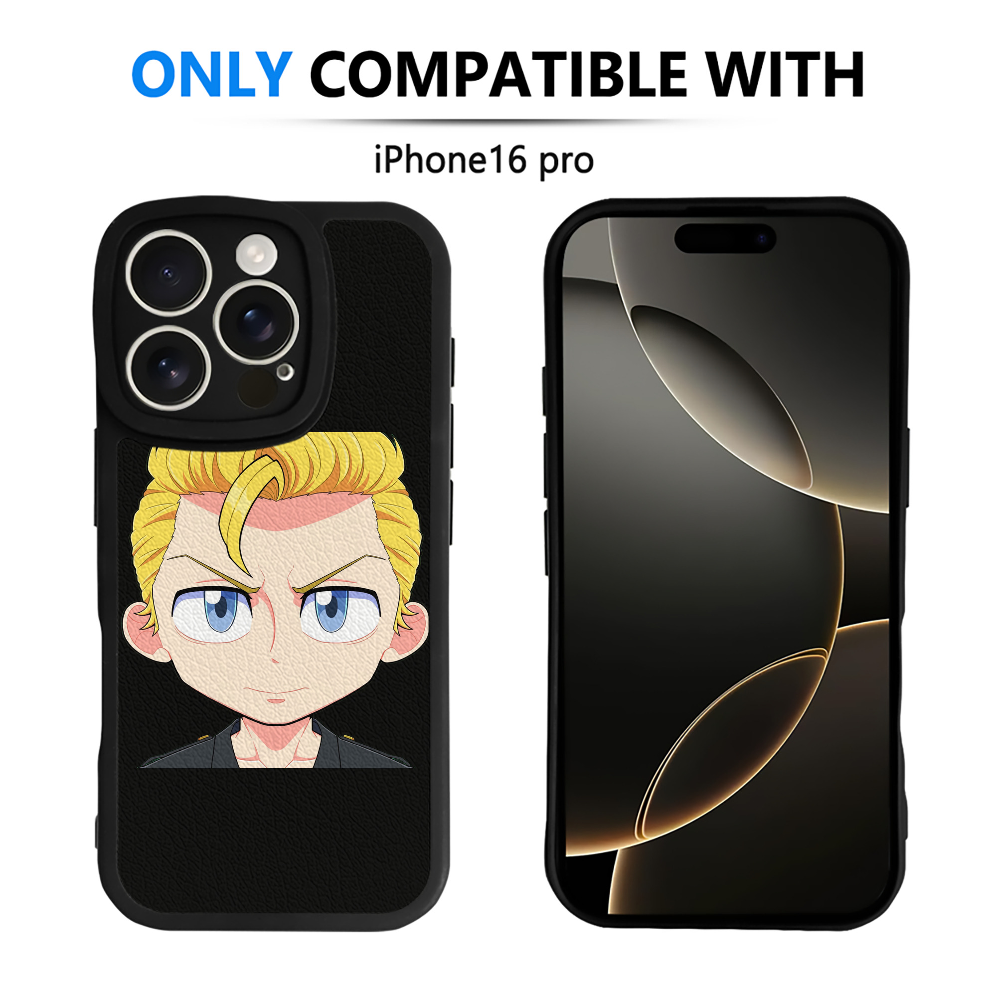 （画像用） 東京リベンジャーズ Tokyo Revengers 【iPhone 16シリーズ対応】シリコンスマホケース（レザー調） 材質：シリコン
